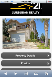 Century 21 Real Estate Demo - Mobile Site